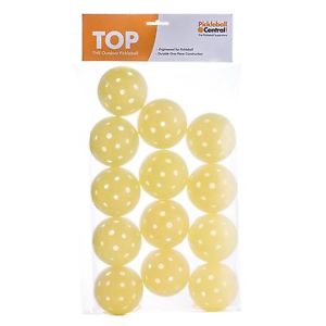 13x Yellow Portable Pickleball O