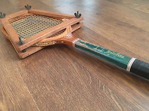 Vintage Wright Ditson Wood Tennis Racquet Racket Championship Quality American