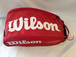 WILSON TOUR Shoe Bag Red And White 2013