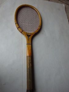 Vintage Wright & Ditson Aristo Championship Wood Tennis Racquet, Big Bill Tilden