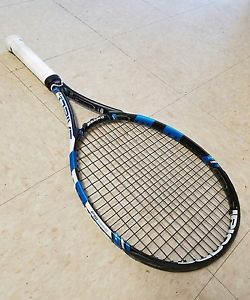 STRUNG Babolat Pure Drive 2015 Tennis Racket 4 3/8 FSI SLIGHTLY USED