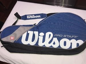 Wilson Pro Staff 6 Racquet Tennis Bag - Blue / Gray / Black