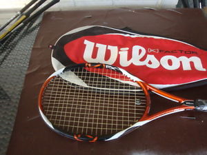 WILSON k FACTOR [k] TOUR TEAM FX 102 TENNIS RACQUET 4 1/2