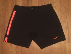 NIKE Gladiator Premier - Federer/Nadal Tennis Short Black/Lava MD 685317-010