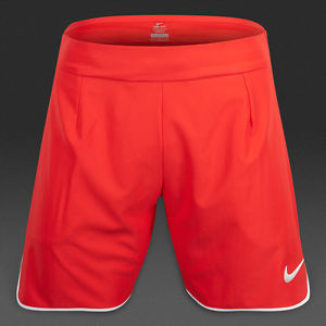 Nike 7" Gladiator Roger Federer RF Tennis Shorts Crimson Red 729399-696 SMALL