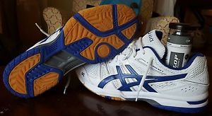 Asics Gel-Rocket 7 men's size 10 squash shoes w/ squash balls