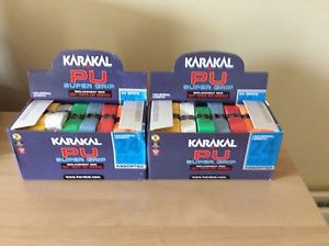 Dos cajas de Karakal Super PU agarres repuesto - 48 grips - Franqueo pagado