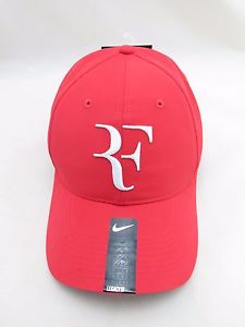 New Nike RF Roger Federer Hat Cap 371202-696 Light Crimso