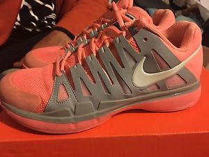 NIKE VAPOR 9 TOUR PASTEL ORANGE SALMON GRAY WOMENS 8.5 US 543222 610