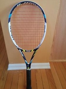 Wilson Juice 100S Tennis Racquet 4 3/8 Strung with  VOLKL CYCLONE TOUR 16G