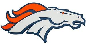Denver Broncos 3D éventail éponge Logo Signe Image,NFL Football,Secours Mur-Logo