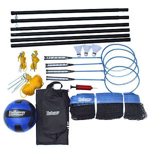 Hathaway Games Volleyball/Badminton Complete Combo Set