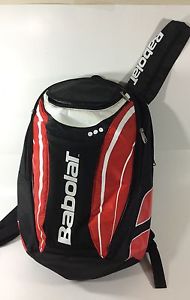 BABOLAT Tennis Backpack Bag - Red Black Hold 2 black/red/white EUC