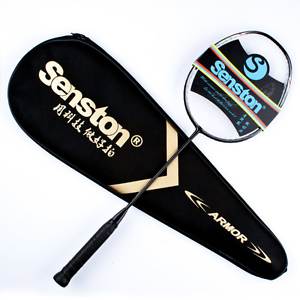Senston N80 Graphite Single High-grade Badminton Racquet,Carbon Fiber Badminton
