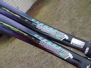 LOT 2 WILSON SLEDGE HAMMER 3.8 TENNIS RACQUETS 95"-110" Frames w-cases 4 3/8 1/2