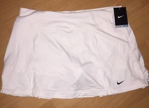 ❤️ Womens Nike DriFit Dri Fit Skirt Skort Tennis Pickball Golf L white New Pleat