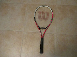 WILSON PRO-STAFF 5.5 SI TENNIS RACQUET 4 1/4 PRE-OWNED FIBER-GLASS/GRAPHITE