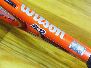 Wilson Hyper Hammer 5.2 NEW STRINGS Oversize Racquet 4 3/8 Racket 6.4 OS