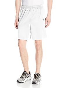 ASICS Mens Court Short, White/White, Large