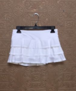 Women's Lululemon White Tennis Skirt Skort Sz 4