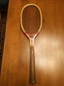 Vintage Wright & Ditson Comet Model Wood Tennis Racquet Made in USA