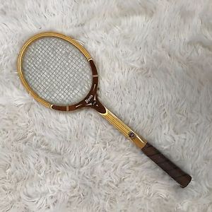 Wooden Tennis Racket racquet TAD Davis Hi Point Custom Made in USA Vintage