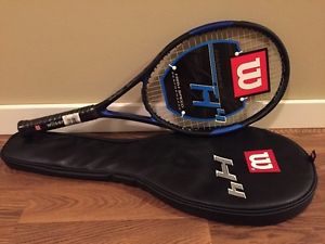 New Wilson Hammer H4 Tennis Racket HS3 4 3/8 Grip W Cover Carbon Matrix Isogrid