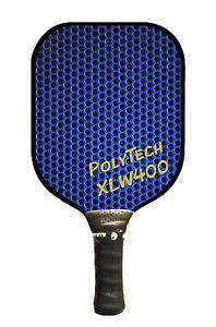 Pickleball Paddle - Widebody XLW400 Blue with Gold Letters, large sweetspot!
