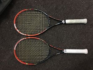 2x Head Graphene Radical MP Tennis Racquets