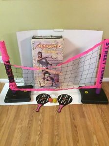 Very Rare ANDRE AGASSI Street Tennis Game Complete Box driveway 13' Ft Net