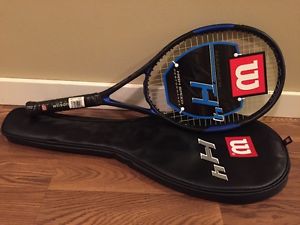 New Wilson Hammer H4 Tennis Racket HS3 4 1/4 Grip W Cover Carbon Matrix Isogrid