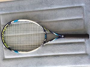 Wilson Juice 108  tennis racket excellent  4 3/8 strung