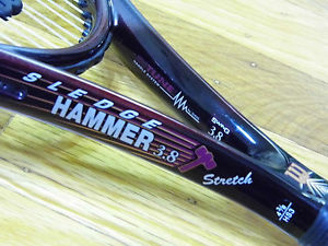 Wilson Sledge Hammer Stretch 3.8 Oversize 112 Power Holes Racquet 4 3/8" Limits