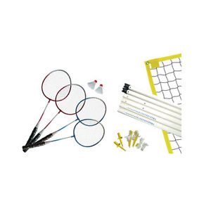 MD Sports Badminton 4 Player Set