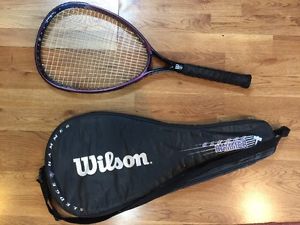 Wilson Sledge Hammer 3.8 Tennis Racquet 110 sq. in. 4 1/2 New Cushion Aire Grip