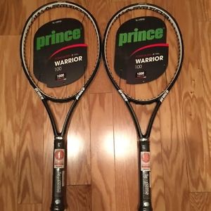 2 NEW Prince Textreme Warrior 100 Racquets