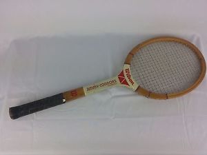 Vintage WILSON Jimmy Connors Constellation Wood Tennis Racquet Racket  4" Grip