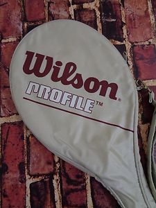 Wilson Vintage Profile 95 sq in Tennis Racket Cover Sport USTA o