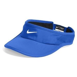 Nike Women's Featherlight 2.0 Tennis DRI-FIT Visor Cobalt Blue