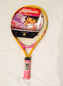 NEW WILSON 19" Junior Tennis Racket Dora Racquet Youth 3.5" Grip 2-5 Years NWT