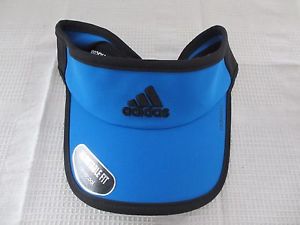 NWT adidas Men's Adizero II Visor Adjust Ray Blue Black Climacool OSFA One C118