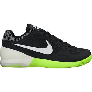 Nike Zoom Cage 2 Black/White/Volt Men's Tennis Shoe in size 6.5