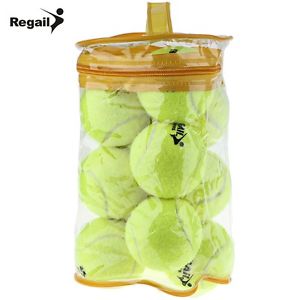 Tennis Training Balls 12pcs/set High Elastic Quality Rubber Woolen Tennis Balls