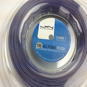 2017 quality Luxilon alu power rough tennis string,660ft,125MM,silver no print