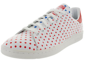 Adidas Men's Pw Stan Smith Spd Originals Ftwht/Red/Blubir Casual Shoe 11.5 Men