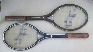 (2) Vintage DF Dura-Fiber Tennis Racquet Lot NICE