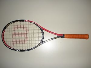 WILSON BLX SIX.ONE TOUR 90  TENNIS RACQUET 4 3/8 (NEW STRINGS)