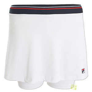 Fila corto Pantalones De Deporte Para Mujer tenis Falda SHIRIN blanco