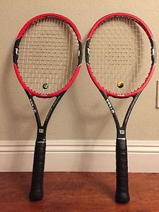 Two Wilson Pro Staff 95S Racquets with Tour Bag