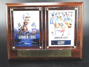 Andrew Luck Indianapolis Colts Photo Murale Bois 20 cm,Plaque NFL Football